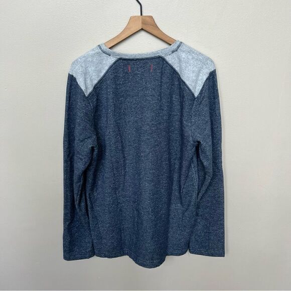 Tommy Bahama Men’s Crewneck Sweater Pullover Soft Heather Blue Navy Size Large - Picture 3 of 12